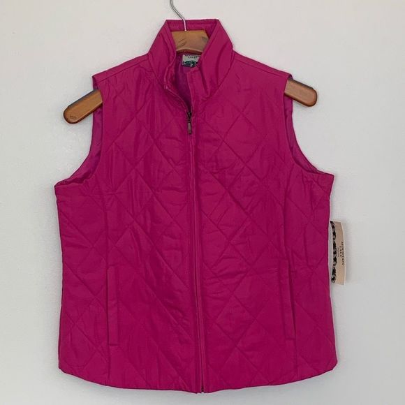 3/$30 Mountain lakes fuchsia red vest - Picture 1 of 5